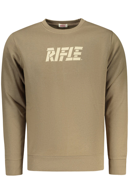 RIFLE FELPA SENZA ZIP UOMO MARRONE