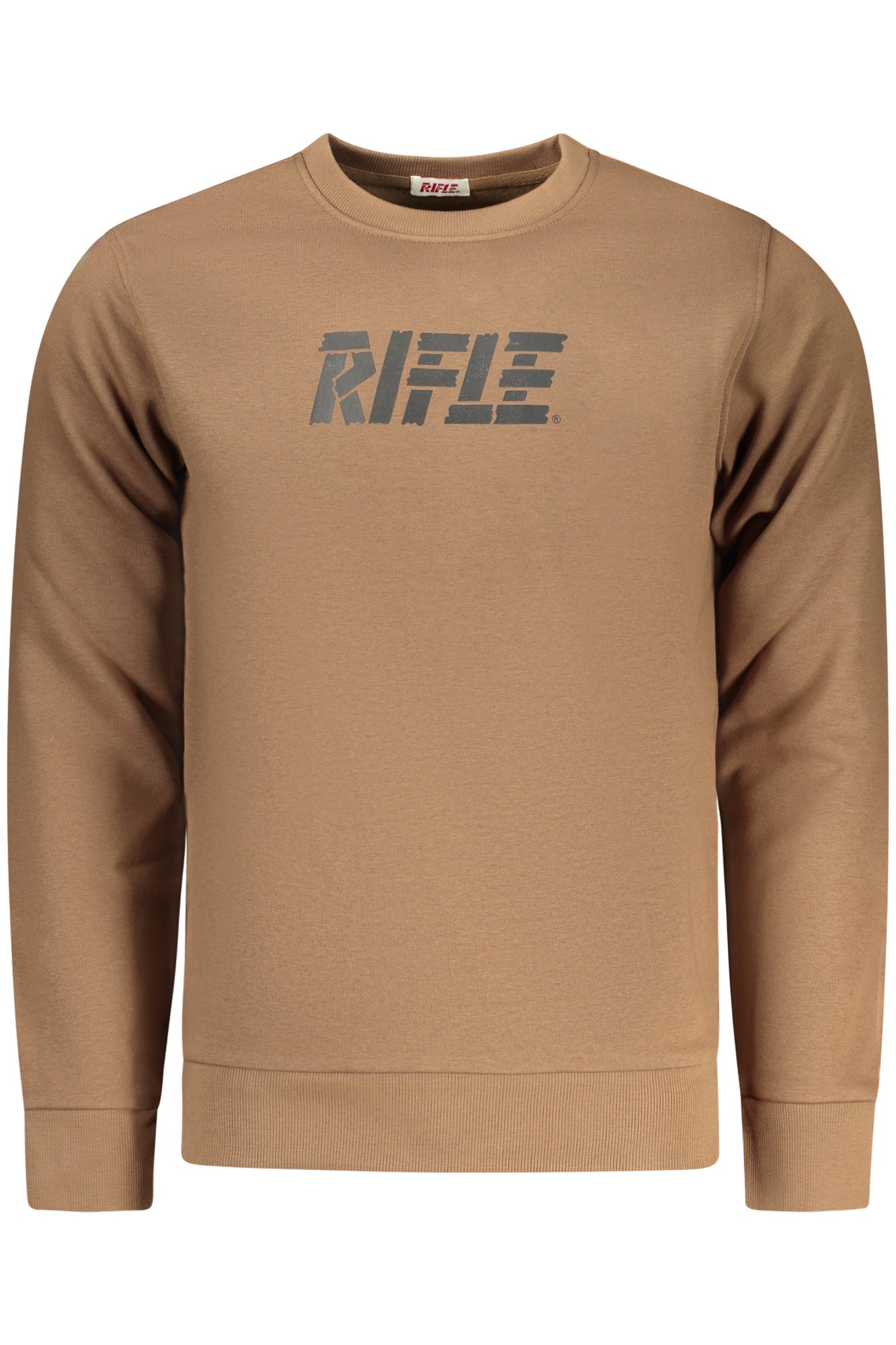 RIFLE FELPA SENZA ZIP UOMO MARRONE