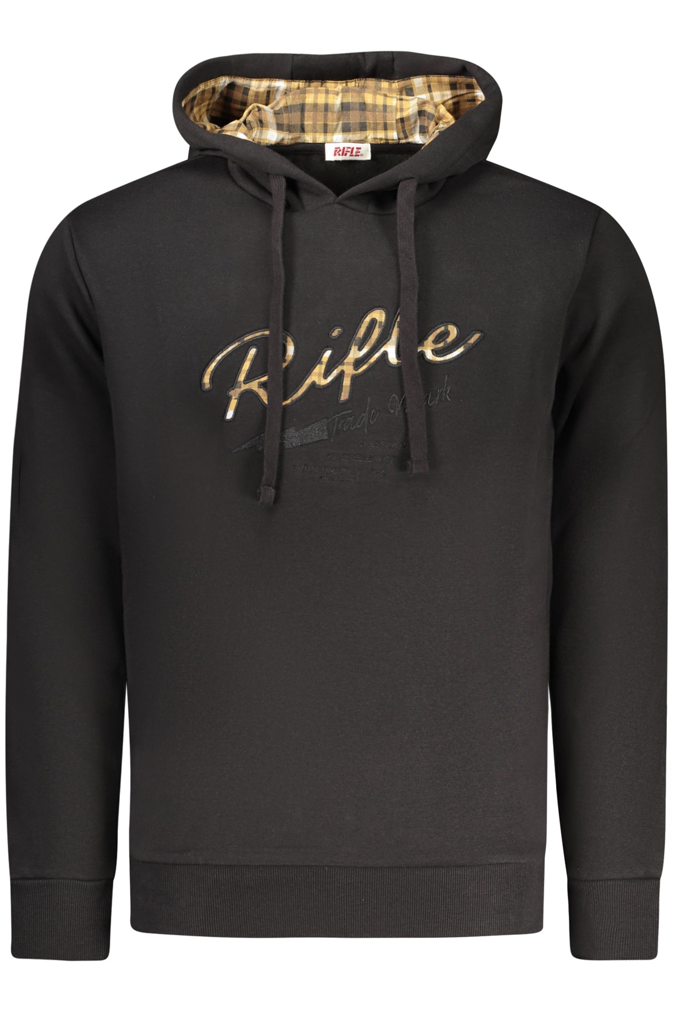 RIFLE FELPA SENZA ZIP UOMO NERO