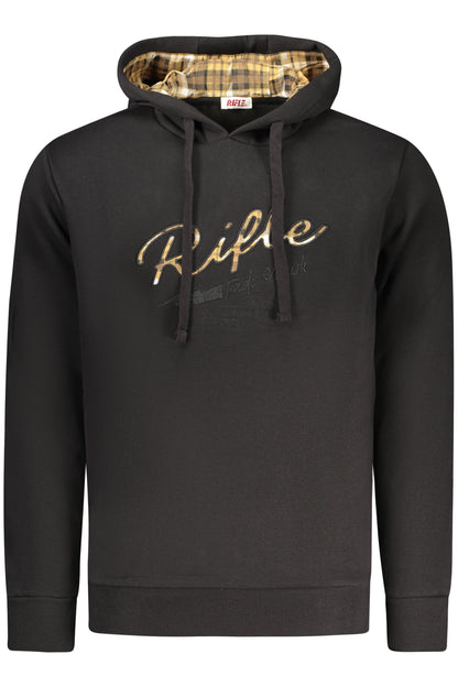 RIFLE FELPA SENZA ZIP UOMO NERO