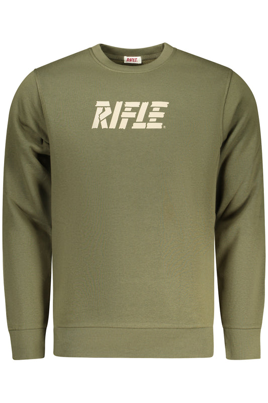 RIFLE FELPA SENZA ZIP UOMO VERDE