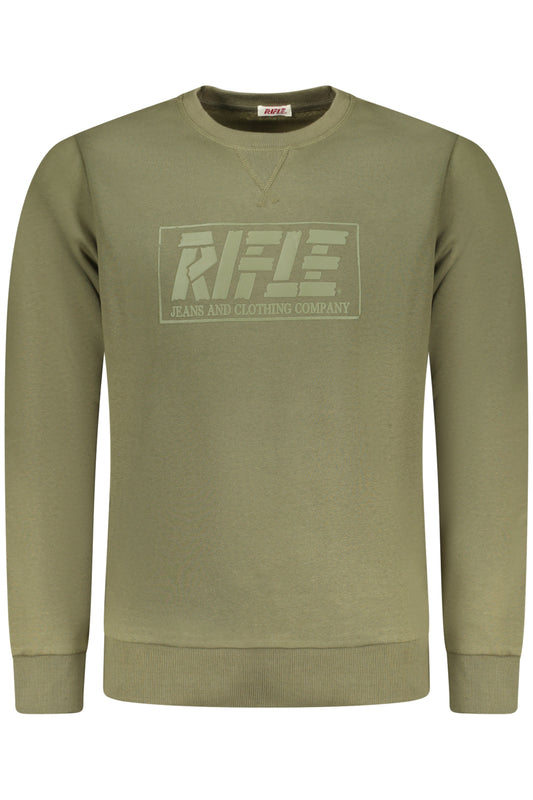 RIFLE FELPA SENZA ZIP UOMO VERDE