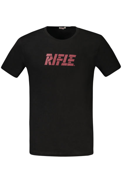RIFLE T-SHIRT MANICHE CORTE UOMO NERO