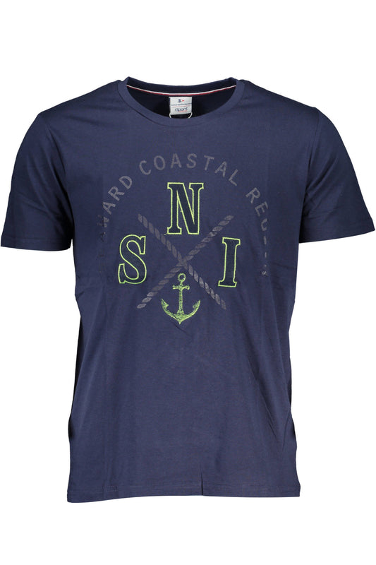 SCUOLA NAUTICA T-SHIRT MANICHE CORTE UOMO BLU