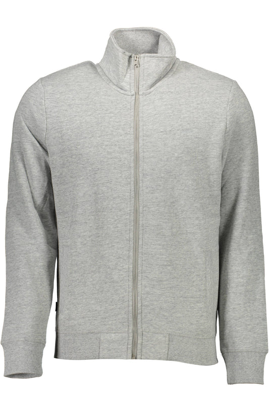 SUPERDRY FELPA CON ZIP UOMO GRIGIO