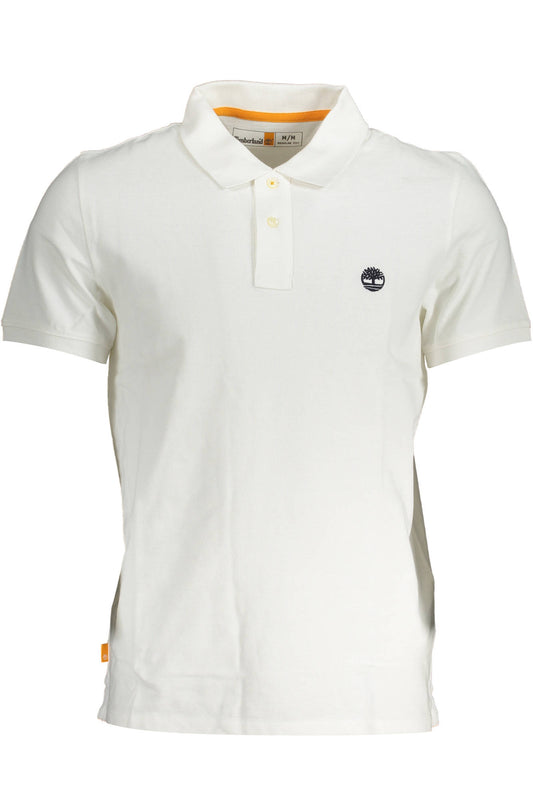 TIMBERLAND POLO MANICHE CORTE UOMO BIANCO