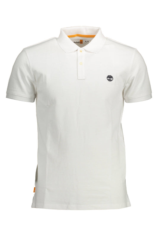 TIMBERLAND POLO MANICHE CORTE UOMO BIANCO