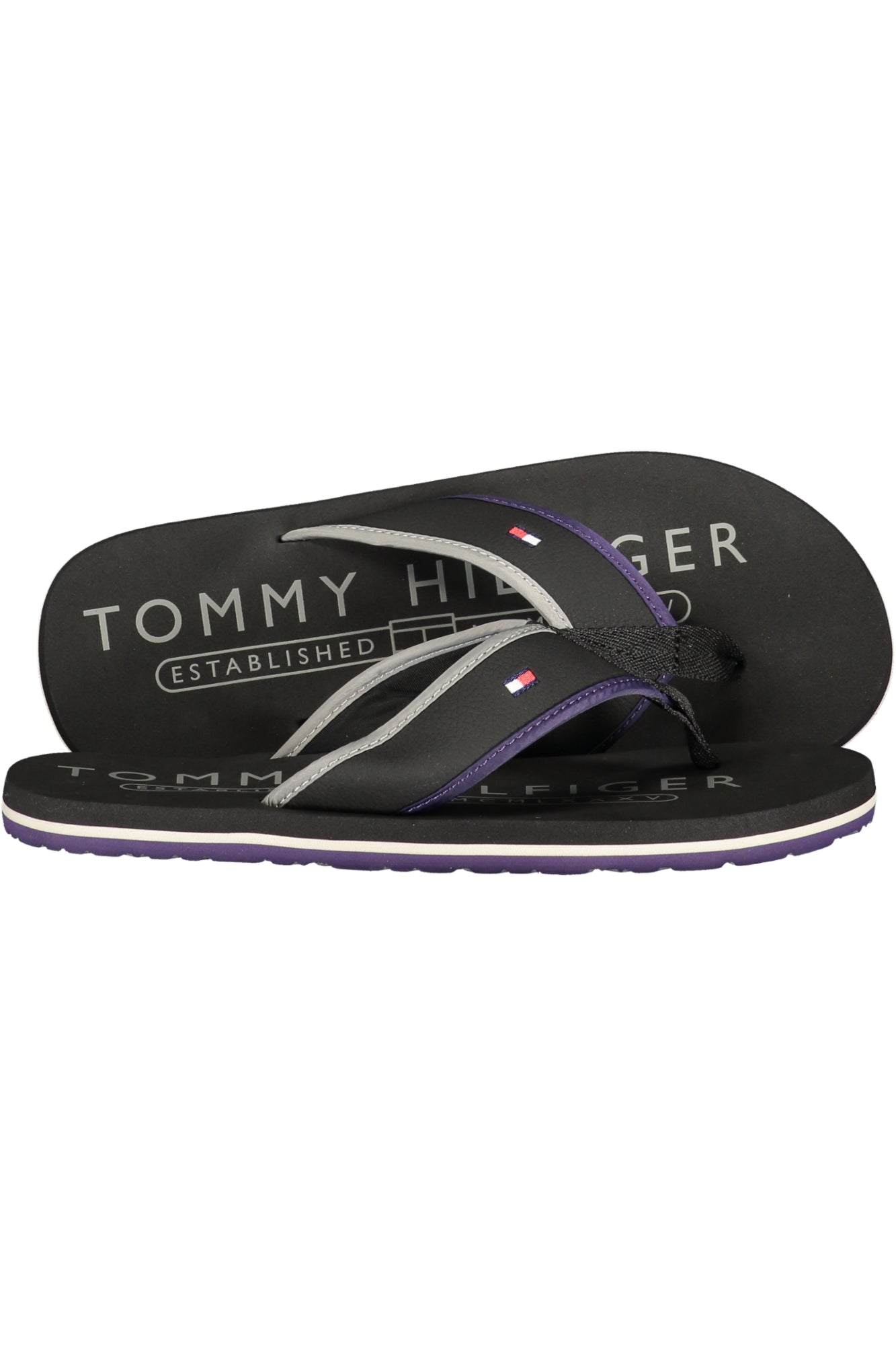 TOMMY HILFIGER CALZATURA CIABATTA UOMO NERO