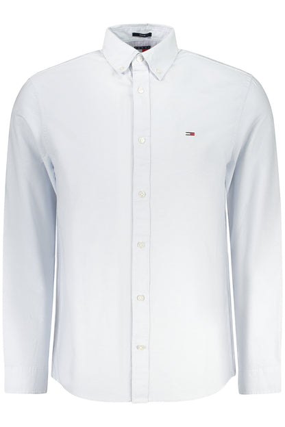 TOMMY HILFIGER CAMICIA MANICHE LUNGHE UOMO AZZURRO