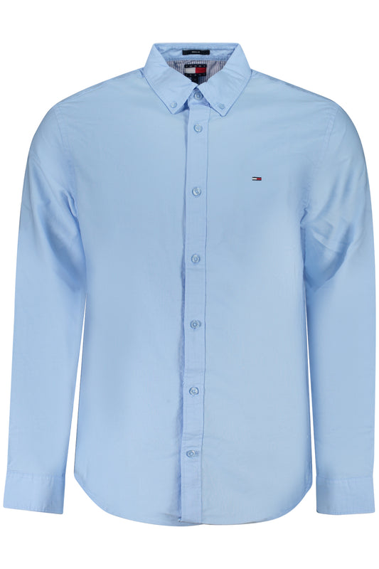 TOMMY HILFIGER CAMICIA MANICHE LUNGHE UOMO AZZURRO