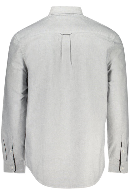 TOMMY HILFIGER CAMICIA MANICHE LUNGHE UOMO GRIGIO