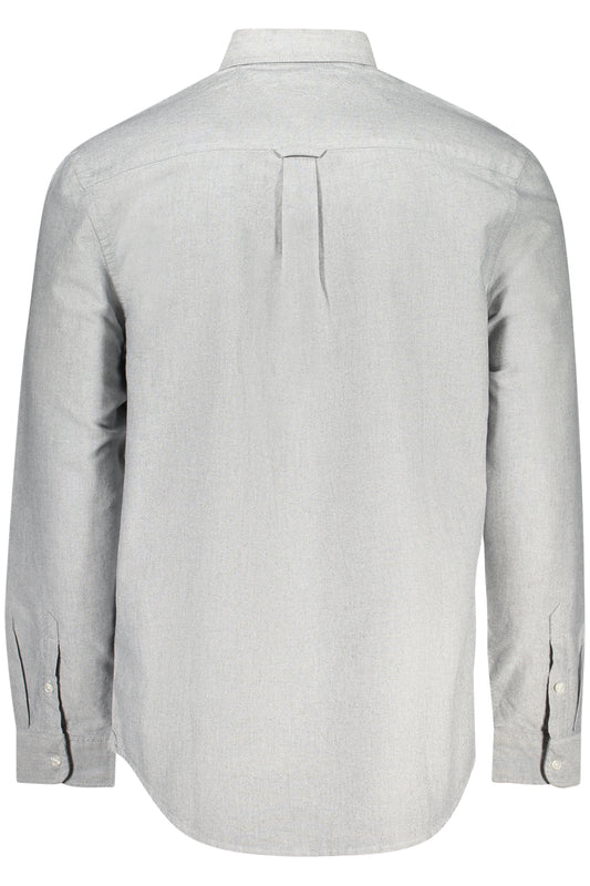 TOMMY HILFIGER CAMICIA MANICHE LUNGHE UOMO GRIGIO