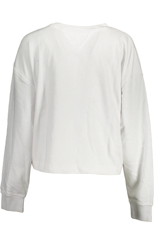 TOMMY HILFIGER FELPA SENZA ZIP DONNA BIANCO