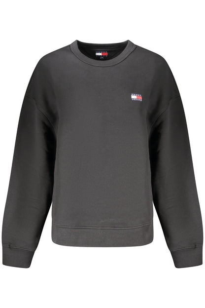 TOMMY HILFIGER FELPA SENZA ZIP DONNA NERO
