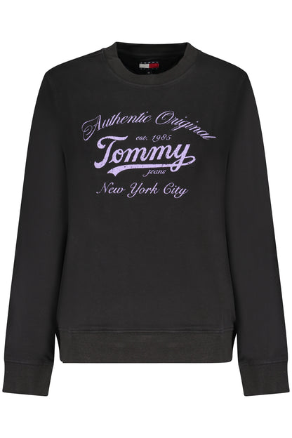 TOMMY HILFIGER FELPA SENZA ZIP DONNA NERO