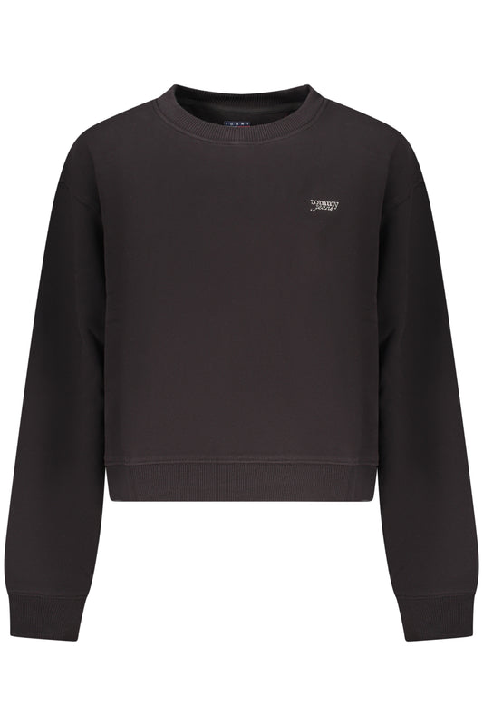 TOMMY HILFIGER FELPA SENZA ZIP DONNA NERO