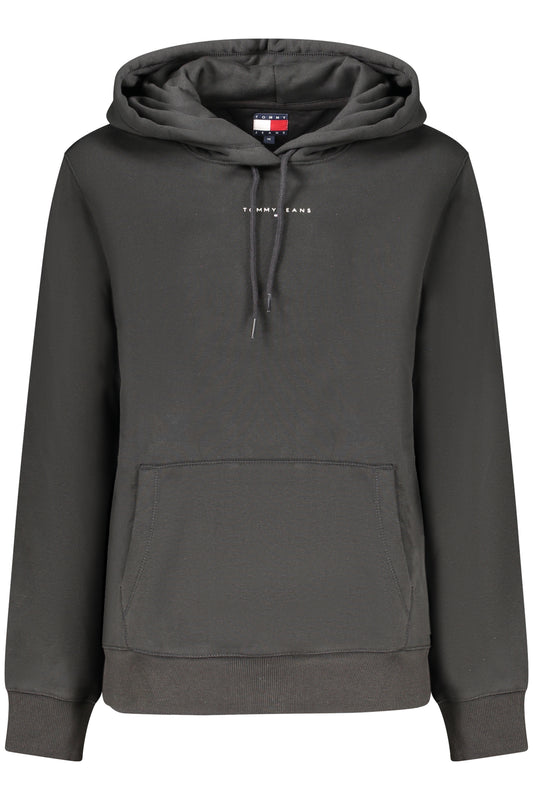 TOMMY HILFIGER FELPA SENZA ZIP DONNA NERO