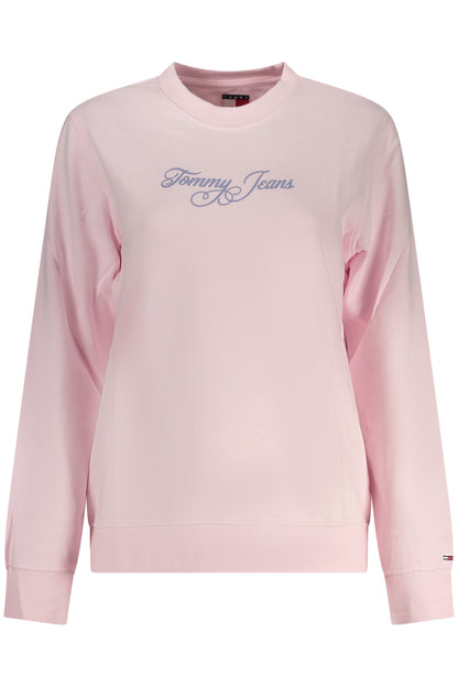 TOMMY HILFIGER FELPA SENZA ZIP DONNA ROSA
