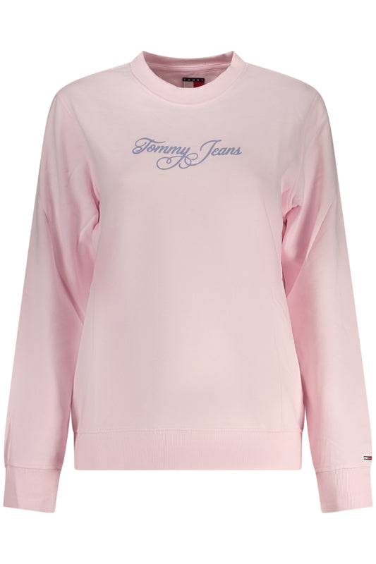 TOMMY HILFIGER FELPA SENZA ZIP DONNA ROSA