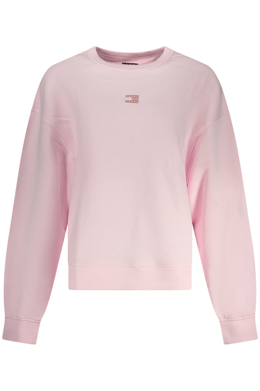 TOMMY HILFIGER FELPA SENZA ZIP DONNA ROSA
