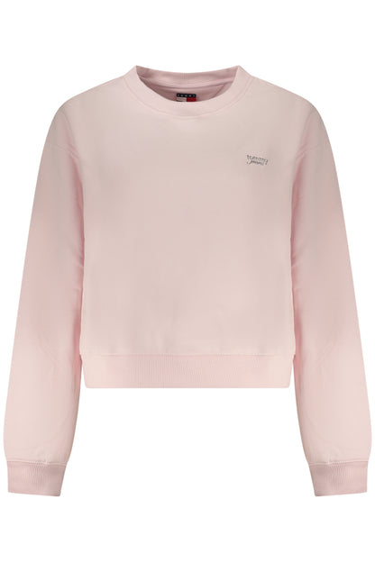 TOMMY HILFIGER FELPA SENZA ZIP DONNA ROSA
