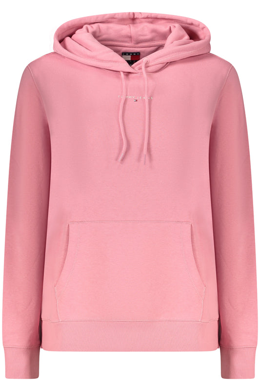 TOMMY HILFIGER FELPA SENZA ZIP DONNA ROSA