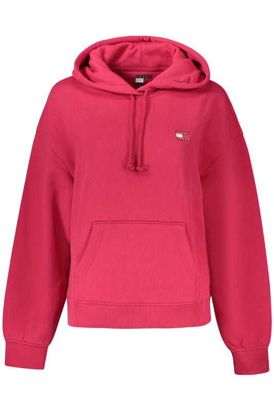 TOMMY HILFIGER FELPA SENZA ZIP DONNA ROSA
