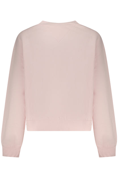 TOMMY HILFIGER FELPA SENZA ZIP DONNA ROSA