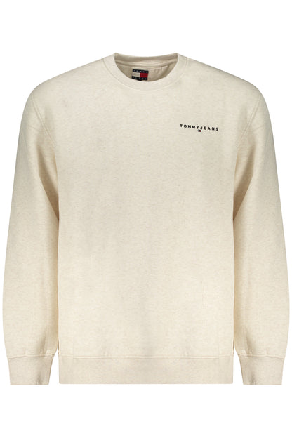 TOMMY HILFIGER FELPA SENZA ZIP UOMO BEIGE