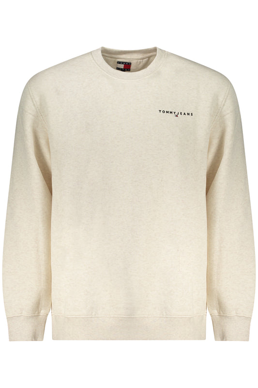 TOMMY HILFIGER FELPA SENZA ZIP UOMO BEIGE