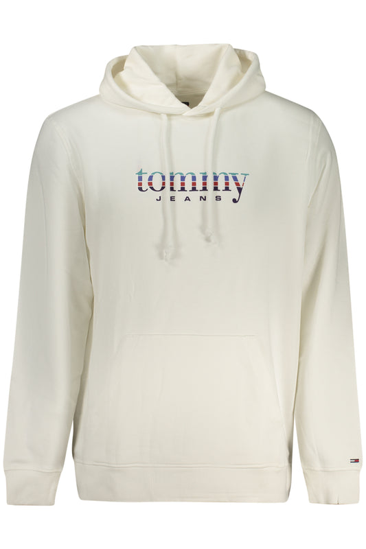 TOMMY HILFIGER FELPA SENZA ZIP UOMO BIANCO