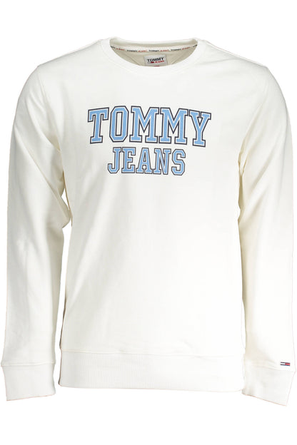 TOMMY HILFIGER FELPA SENZA ZIP UOMO BIANCO