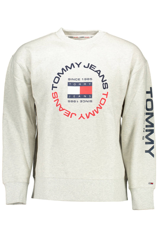 TOMMY HILFIGER FELPA SENZA ZIP UOMO GRIGIO
