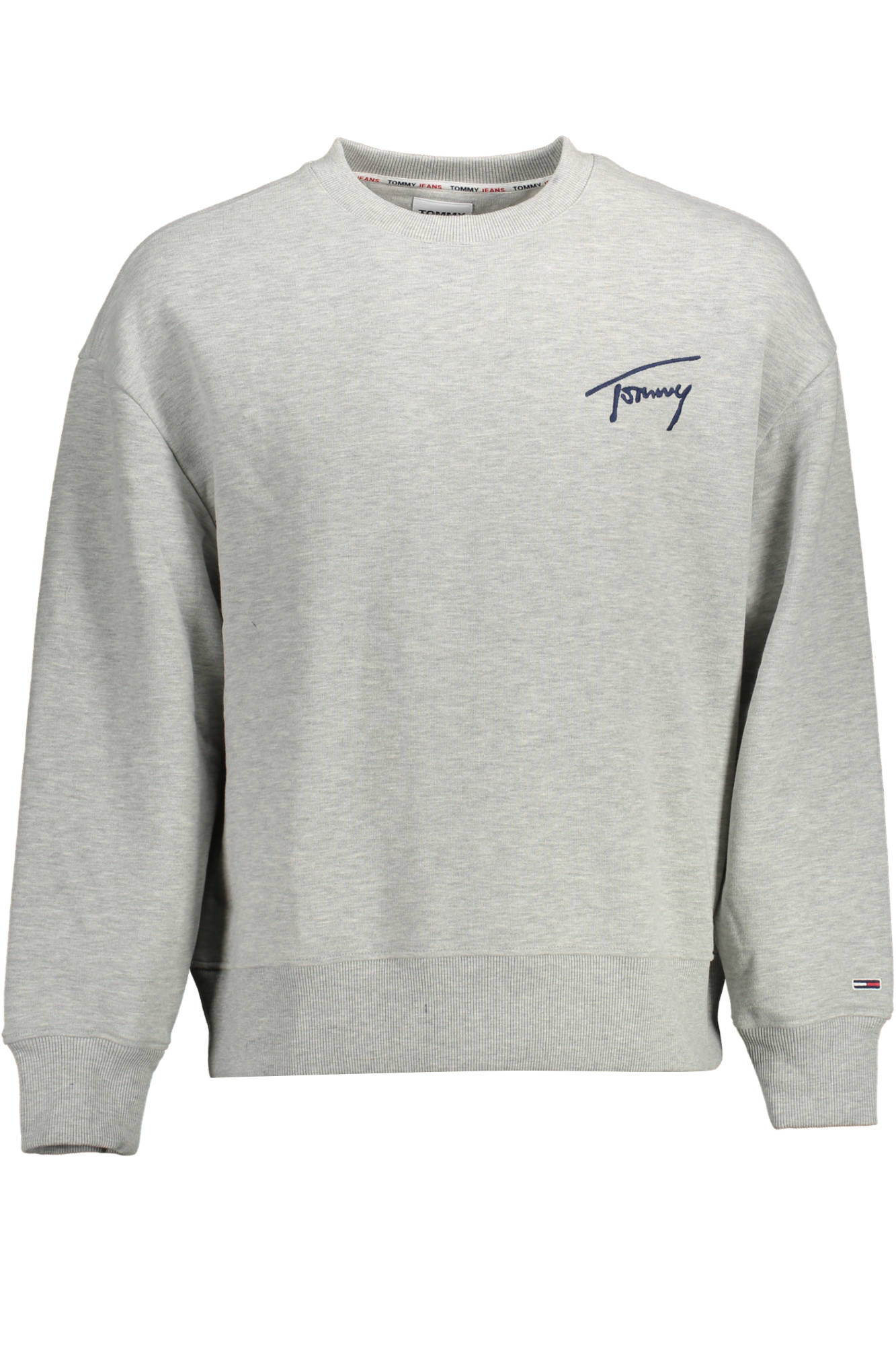TOMMY HILFIGER FELPA SENZA ZIP UOMO GRIGIO