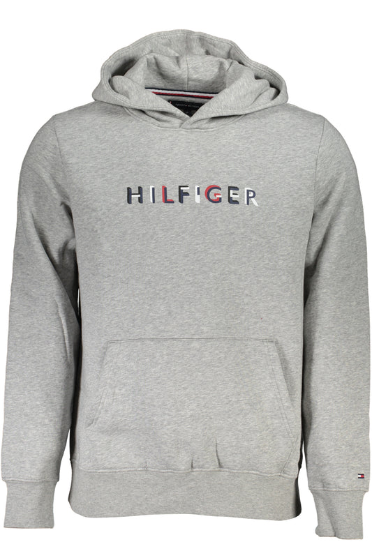 TOMMY HILFIGER FELPA SENZA ZIP UOMO GRIGIO