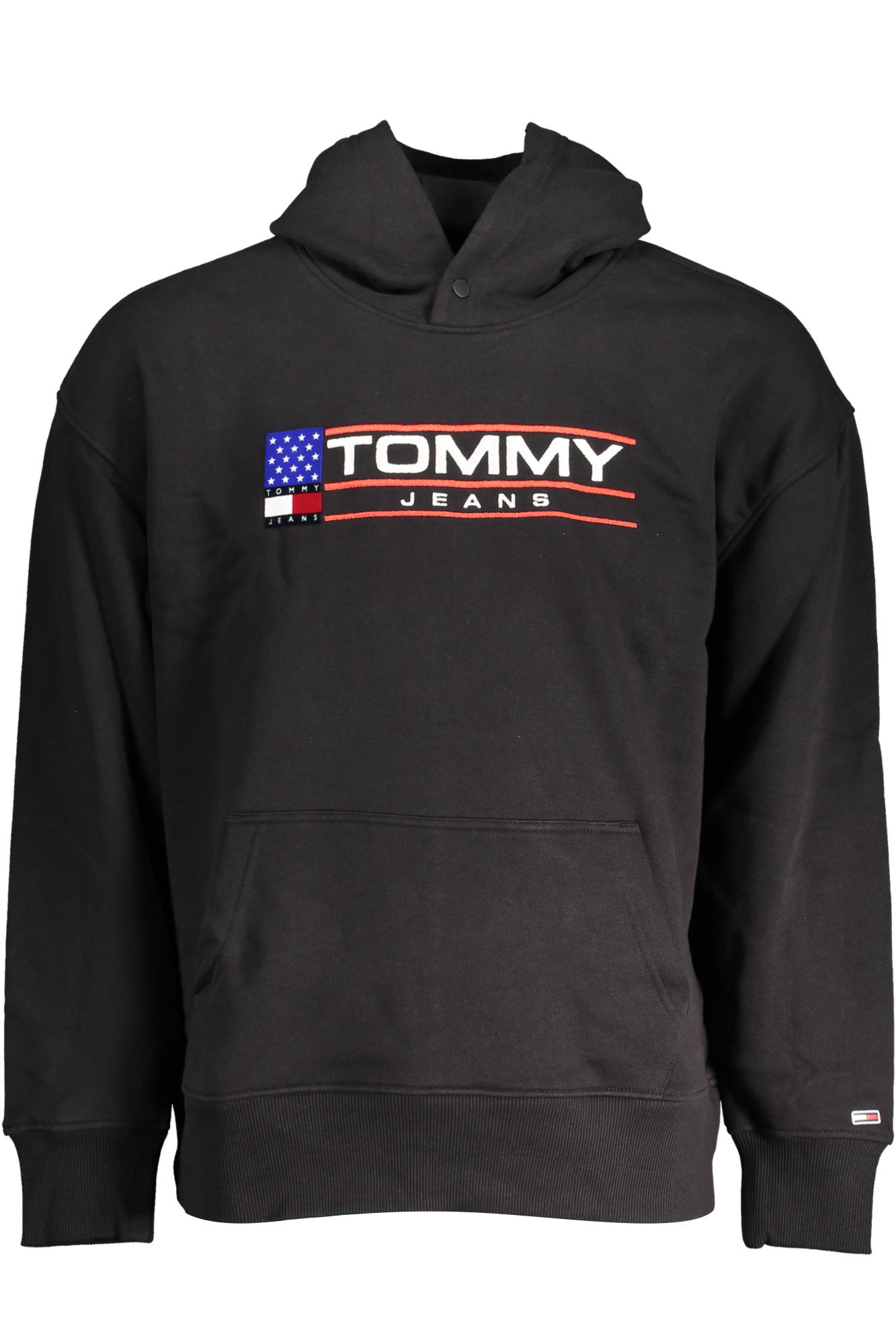 TOMMY HILFIGER FELPA SENZA ZIP UOMO NERO