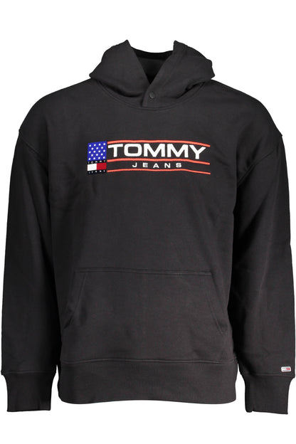 TOMMY HILFIGER FELPA SENZA ZIP UOMO NERO