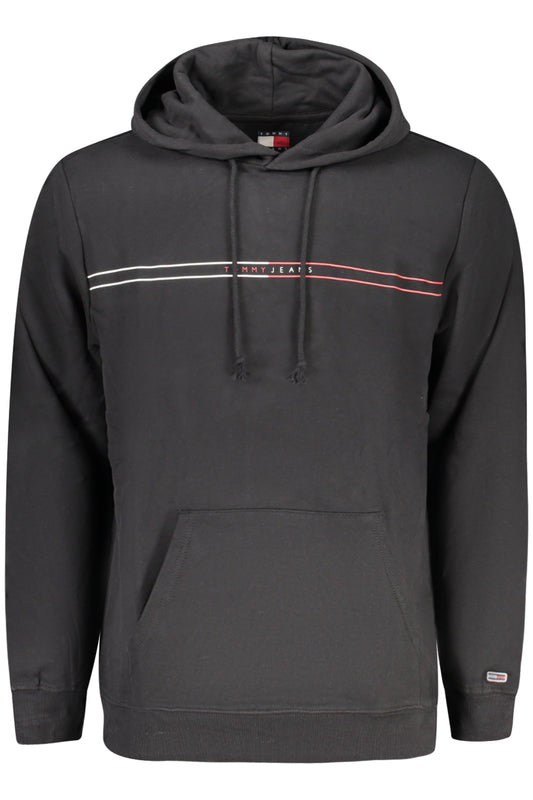 TOMMY HILFIGER FELPA SENZA ZIP UOMO NERO