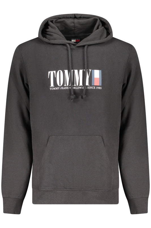 TOMMY HILFIGER FELPA SENZA ZIP UOMO NERO