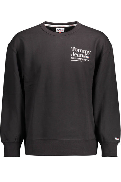 TOMMY HILFIGER FELPA SENZA ZIP UOMO NERO