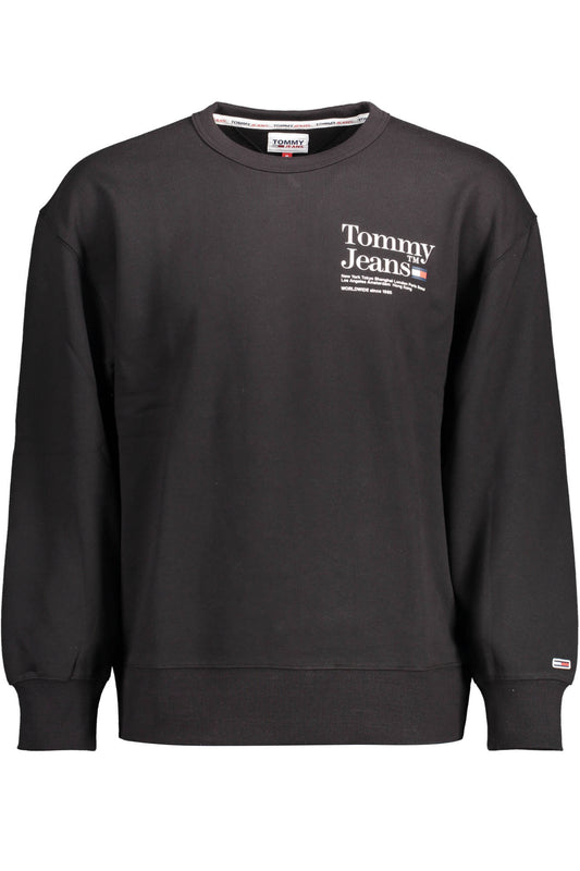 TOMMY HILFIGER FELPA SENZA ZIP UOMO NERO