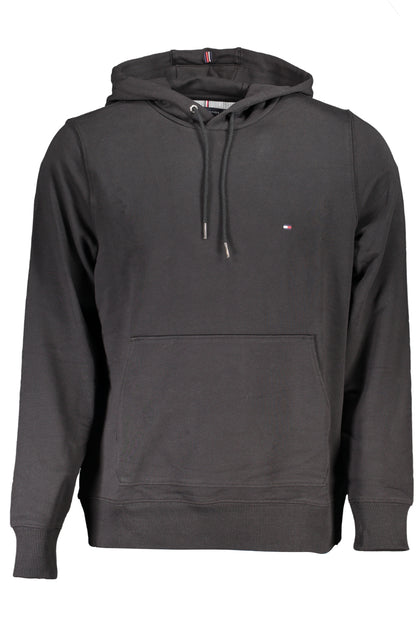 TOMMY HILFIGER FELPA SENZA ZIP UOMO NERO