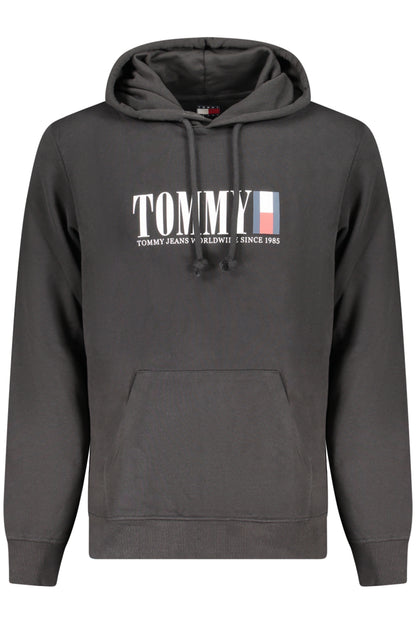 TOMMY HILFIGER FELPA SENZA ZIP UOMO NERO