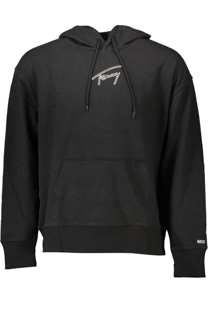 TOMMY HILFIGER FELPA SENZA ZIP UOMO NERO