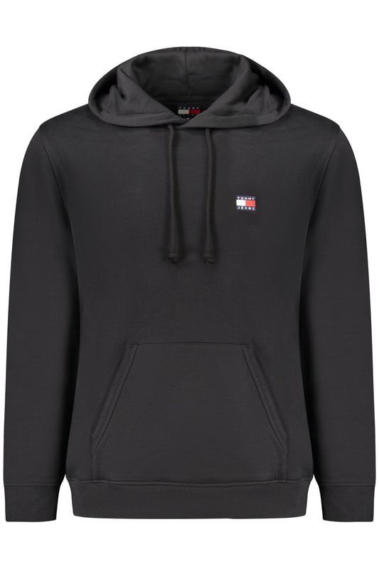 TOMMY HILFIGER FELPA SENZA ZIP UOMO NERO