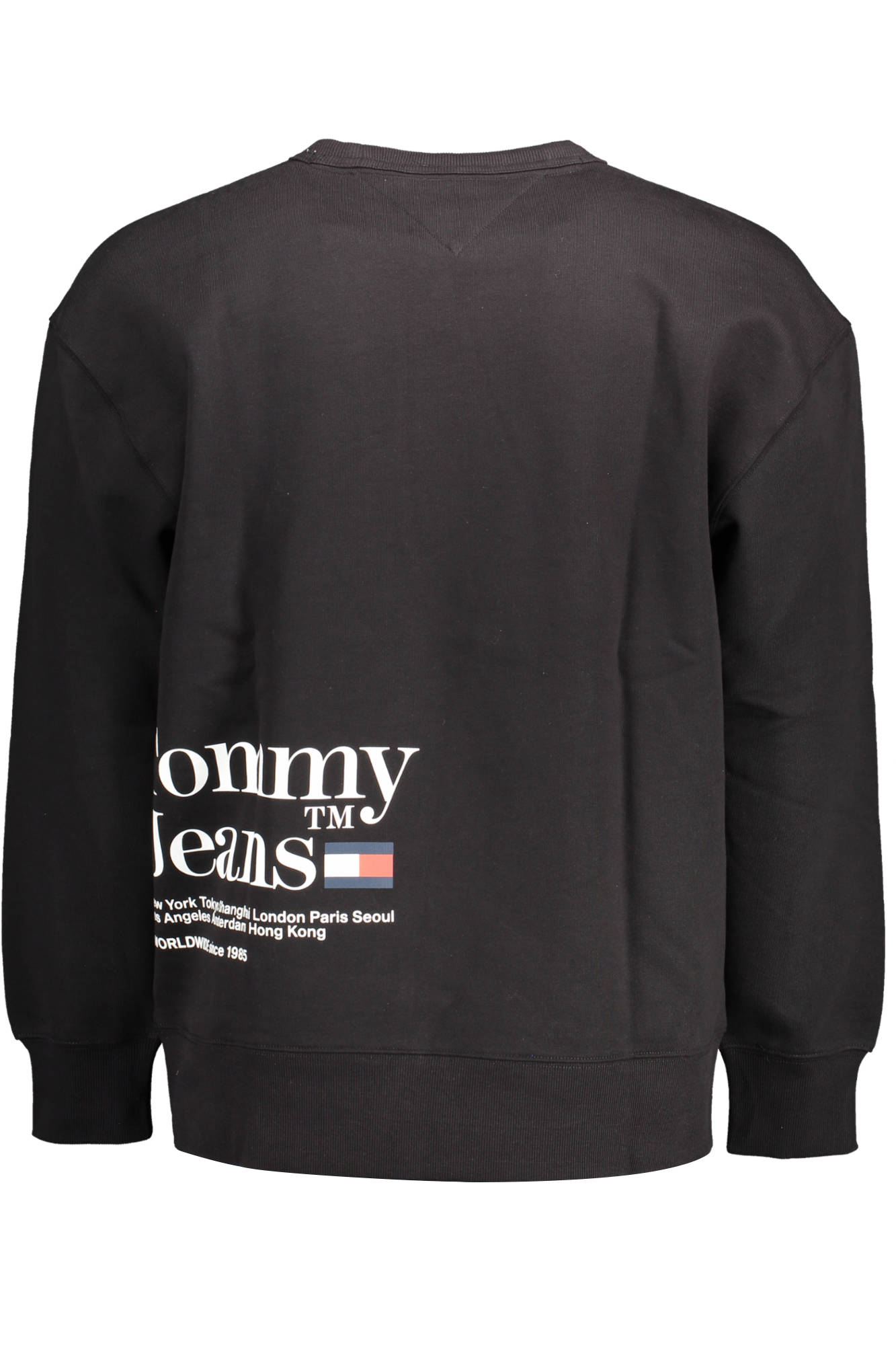 TOMMY HILFIGER FELPA SENZA ZIP UOMO NERO