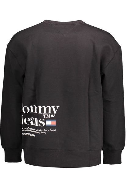 TOMMY HILFIGER FELPA SENZA ZIP UOMO NERO