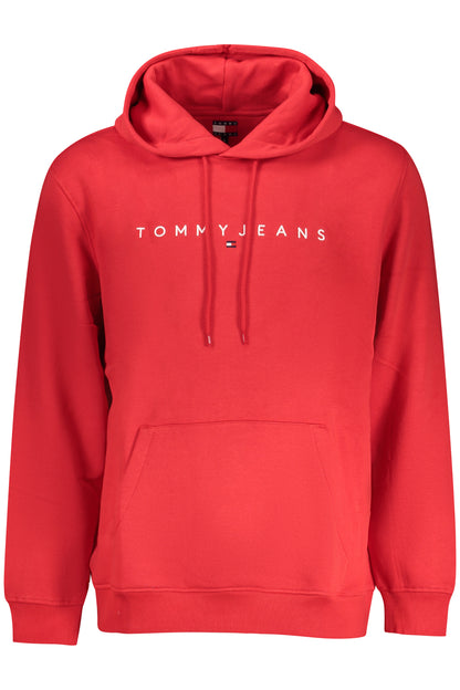 TOMMY HILFIGER FELPA SENZA ZIP UOMO ROSSO