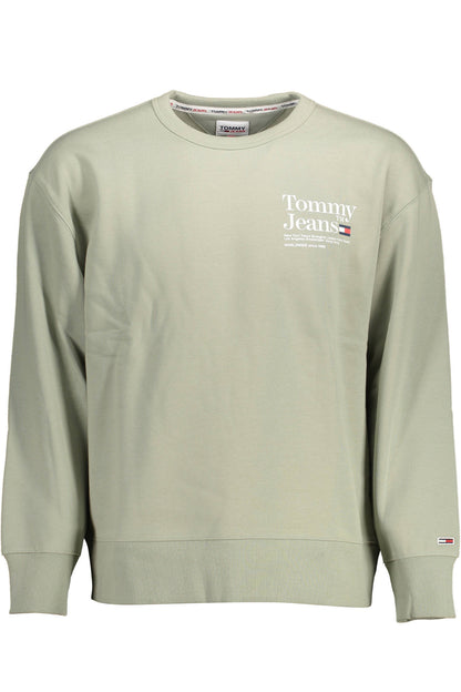 TOMMY HILFIGER FELPA SENZA ZIP UOMO VERDE