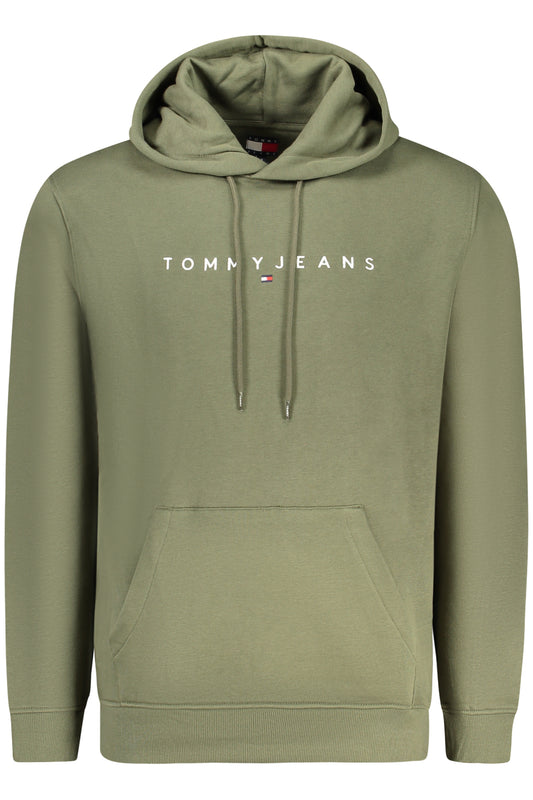 TOMMY HILFIGER FELPA SENZA ZIP UOMO VERDE